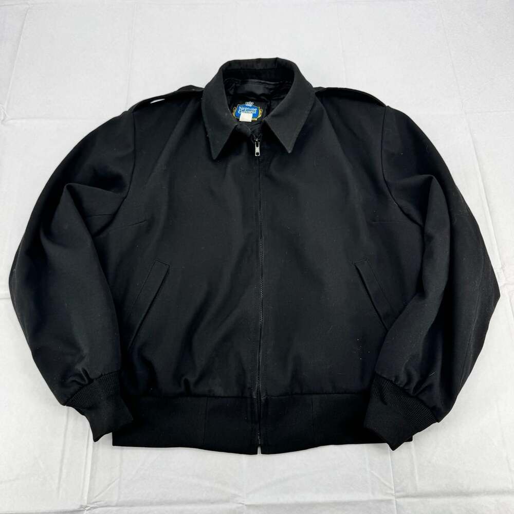 Vintage Neptune Garment Co. Eisenhower Jacket Size 22 Regular Black